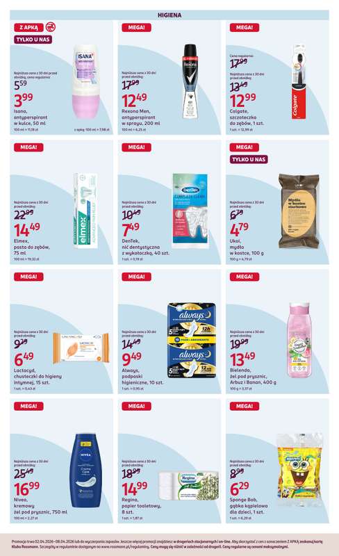 Rossmann - gazetka promocyjna Gazetka od czwartku 02.04 do środy 08.04 - strona 3