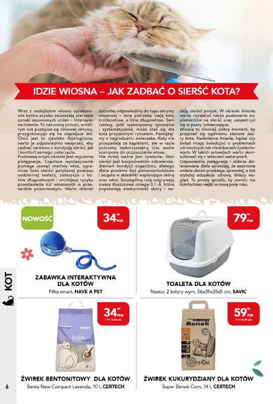 Aquael zoo - gazetka promocyjna Gazetka od czwartku 02.04 do czwartku 30.04 - strona 6