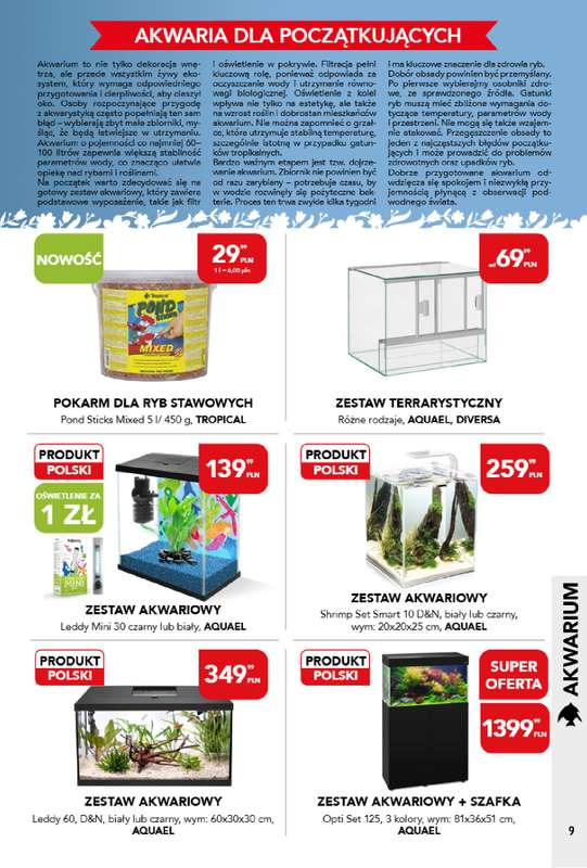 Aquael zoo - gazetka promocyjna Gazetka od czwartku 02.04 do czwartku 30.04 - strona 9