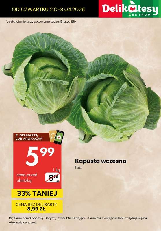Delikatesy Centrum - gazetka promocyjna Do -44% na warzywa i owoce od czwartku 02.04 do środy 08.04 - strona 4