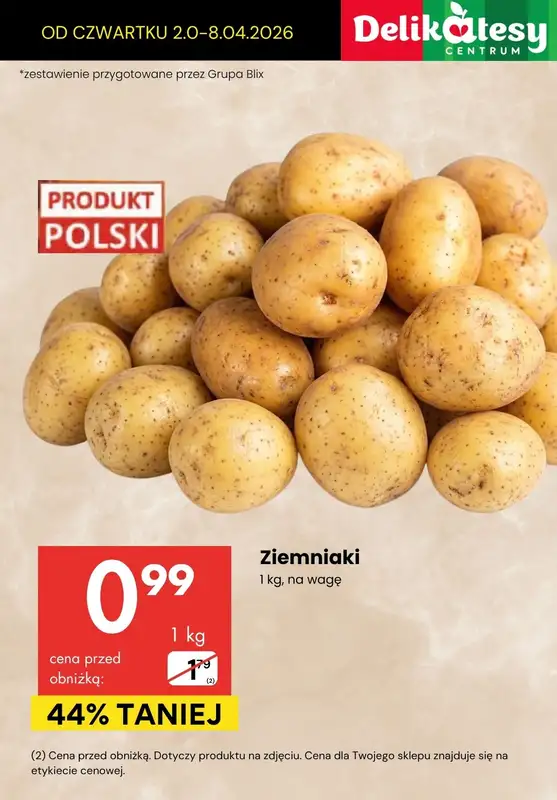 Delikatesy Centrum - gazetka promocyjna Do -44% na warzywa i owoce od czwartku 02.04 do środy 08.04 - strona 3