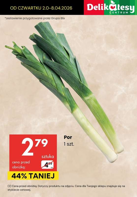 Delikatesy Centrum - gazetka promocyjna Do -44% na warzywa i owoce od czwartku 02.04 do środy 08.04 - strona 2