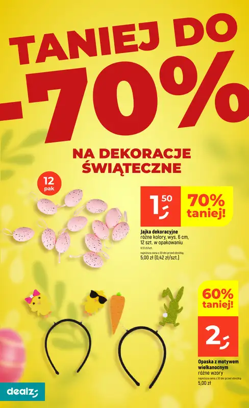 Dealz - gazetka promocyjna Make a Dealz!  do środy 08.04 - strona 12