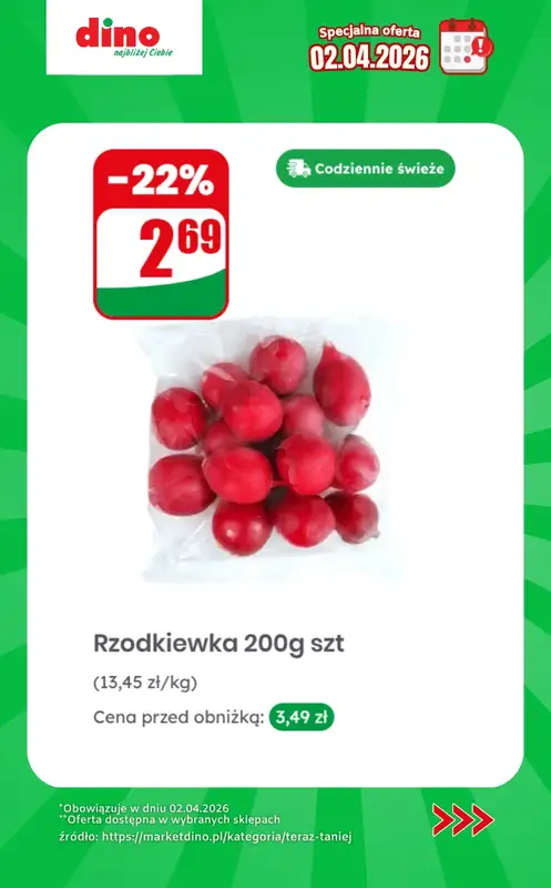 Dino - gazetka promocyjna Specjalna oferta na 02.04.2026 - promocje spoza gazetki   - strona 3