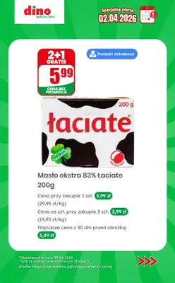 Dino - gazetka promocyjna Specjalna oferta na 02.04.2026 - promocje spoza gazetki od czwartku 02.04 do czwartku 02.04 - strona 4