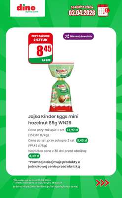 Dino - gazetka promocyjna Specjalna oferta na 02.04.2026 - promocje spoza gazetki od czwartku 02.04 do czwartku 02.04 - strona 8