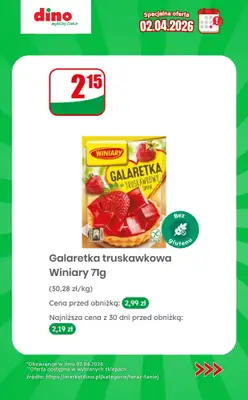 Dino - gazetka promocyjna Specjalna oferta na 02.04.2026 - promocje spoza gazetki od czwartku 02.04 do czwartku 02.04 - strona 9