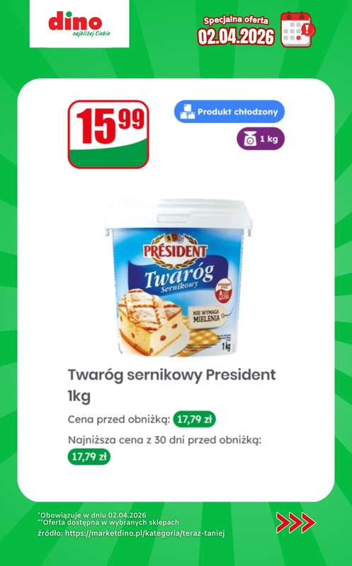 Dino - gazetka promocyjna Specjalna oferta na 02.04.2026 - promocje spoza gazetki od czwartku 02.04 do czwartku 02.04 - strona 5