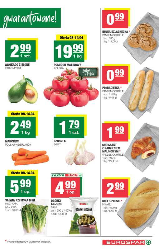 SPAR - gazetka promocyjna Gazetka Eurospar od środy 08.04 do niedzieli 19.04 - strona 3