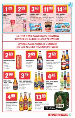SPAR - gazetka promocyjna Gazetka Eurospar od środy 08.04 do niedzieli 19.04 - strona 15