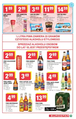 SPAR - gazetka promocyjna Gazetka Eurospar od środy 08.04 do niedzieli 19.04 - strona 15