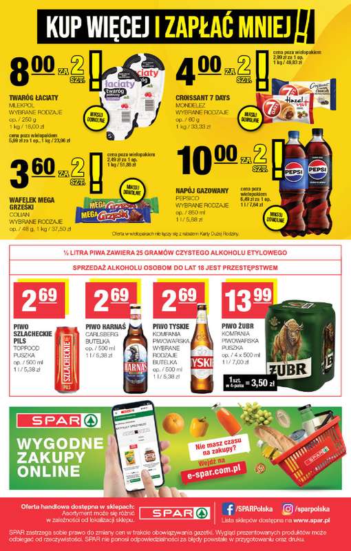 SPAR - gazetka promocyjna Gazetka Spar od środy 08.04 do niedzieli 19.04 - strona 8