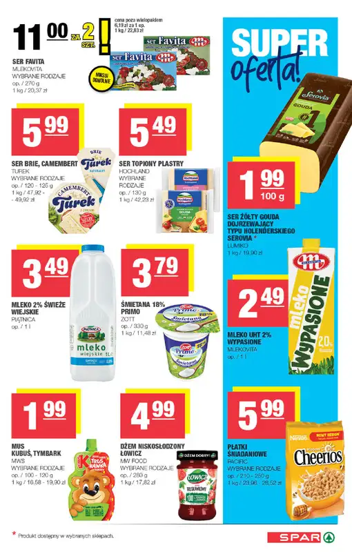 SPAR - gazetka promocyjna Gazetka Spar od środy 08.04 do niedzieli 19.04 - strona 3