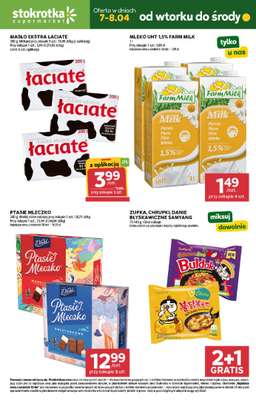 Stokrotka - gazetka promocyjna Hity na start od wtorku 07.04 do środy 08.04