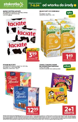 Stokrotka - gazetka promocyjna Hity na start od wtorku 07.04 do środy 08.04