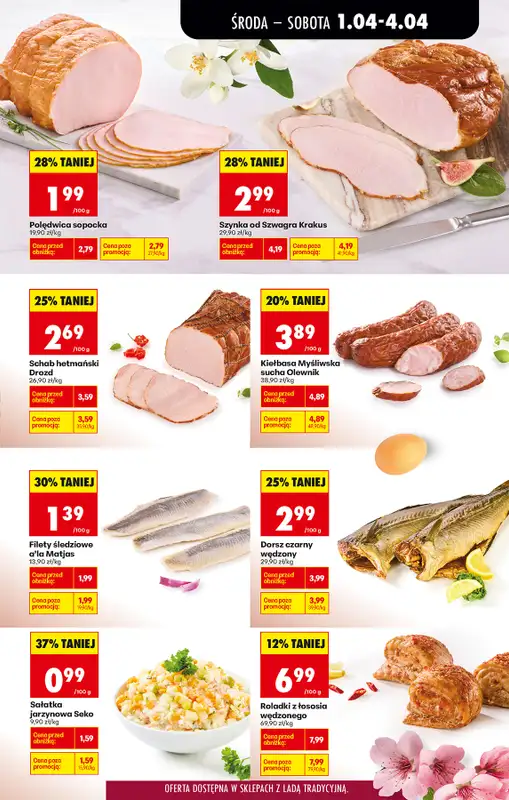 Biedronka - gazetka promocyjna Od środy, Z ladą tradycyjną od środy 01.04 do środy 08.04 - strona 33