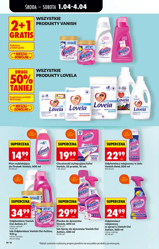 Biedronka - gazetka promocyjna Od środy, Z ladą tradycyjną od środy 01.04 do środy 08.04 - strona 72