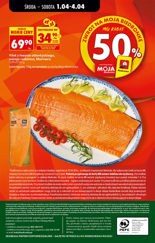 Biedronka - gazetka promocyjna Od środy, Z ladą tradycyjną od środy 01.04 do środy 08.04 - strona 82