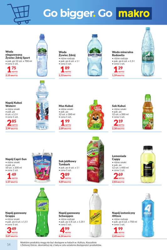 Makro - gazetka promocyjna Mega oferty dla Twojego Sklepu od wtorku 07.04 do poniedziałku 13.04 - strona 14