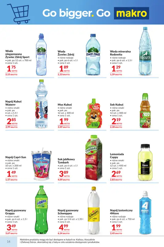Makro - gazetka promocyjna Mega oferty dla Twojego Sklepu od wtorku 07.04 do poniedziałku 13.04 - strona 14