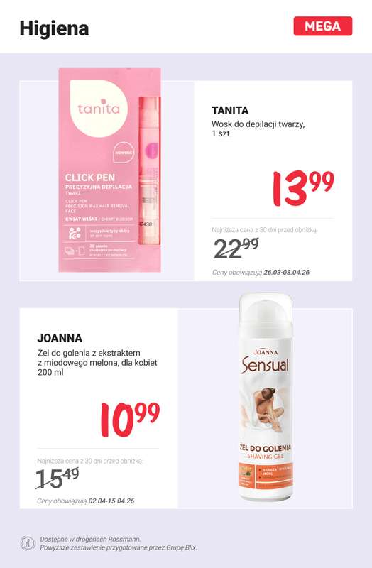 Rossmann - gazetka promocyjna MEGA PROMOCJE  do środy 08.04 - strona 9
