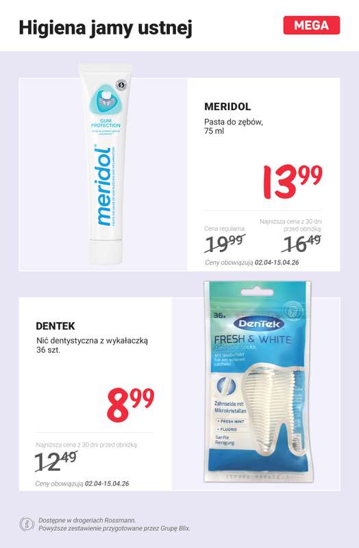 Rossmann - gazetka promocyjna MEGA PROMOCJE  do środy 08.04 - strona 10