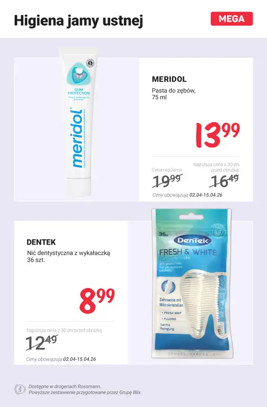 Rossmann - gazetka promocyjna MEGA PROMOCJE  do środy 08.04 - strona 10