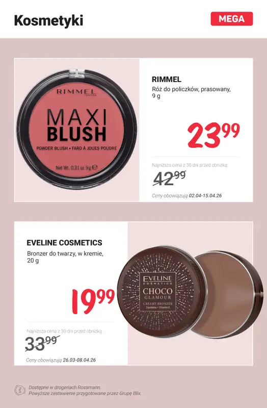 Rossmann - gazetka promocyjna MEGA PROMOCJE   - strona 3