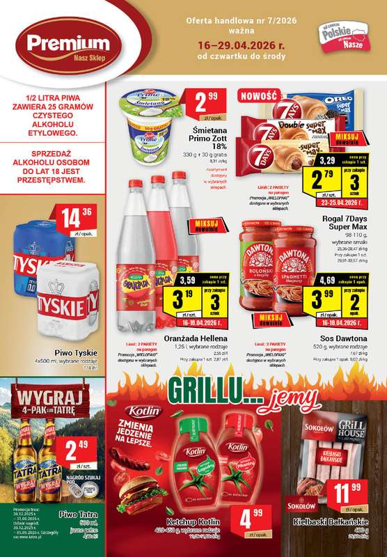 Premium Nasz Sklep - gazetka promocyjna Gazetka Premium od czwartku 16.04 do środy 29.04