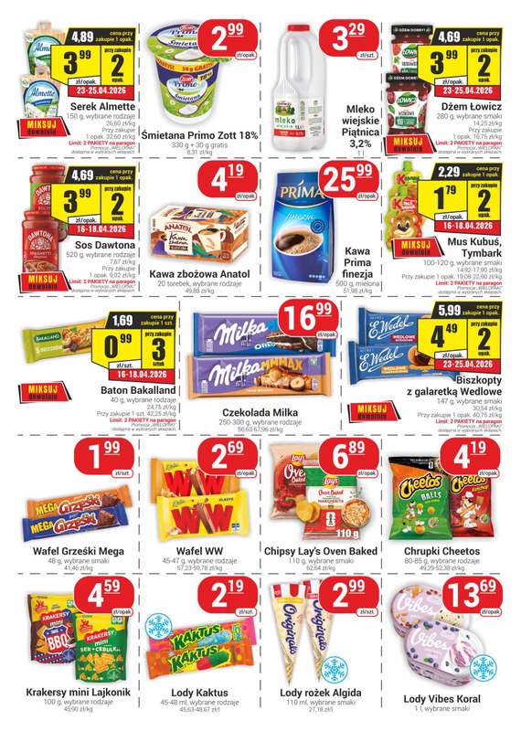 Delikatesy Sezam - gazetka promocyjna Gazetka od czwartku 16.04 do środy 29.04 - strona 3