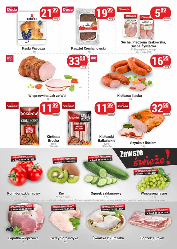 Delikatesy Sezam - gazetka promocyjna Gazetka od czwartku 16.04 do środy 29.04 - strona 2