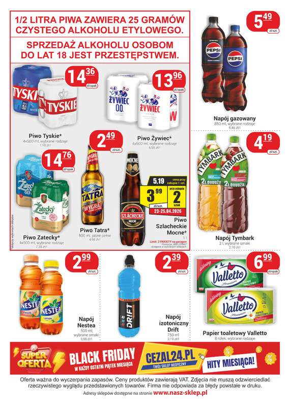 Delikatesy Sezam - gazetka promocyjna Gazetka od czwartku 16.04 do środy 29.04 - strona 4