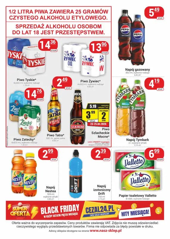 Delikatesy Sezam - gazetka promocyjna Gazetka od czwartku 16.04 do środy 29.04 - strona 4