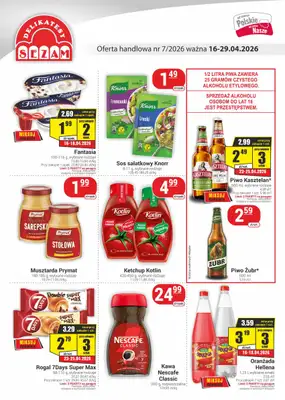 Delikatesy Sezam - gazetka promocyjna Gazetka od czwartku 16.04 do środy 29.04
