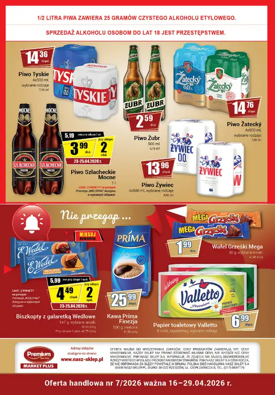 Premium Nasz Sklep - gazetka promocyjna Gazetka Market Plus od czwartku 16.04 do środy 29.04 - strona 8