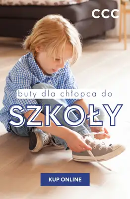 CCC - gazetka promocyjna Buty dla chłopca do szkoły od czwartku 02.04 