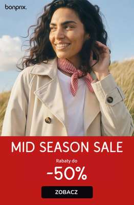 bonprix - gazetka promocyjna Mid season Sale do -50% od czwartku 02.04 do czwartku 09.04