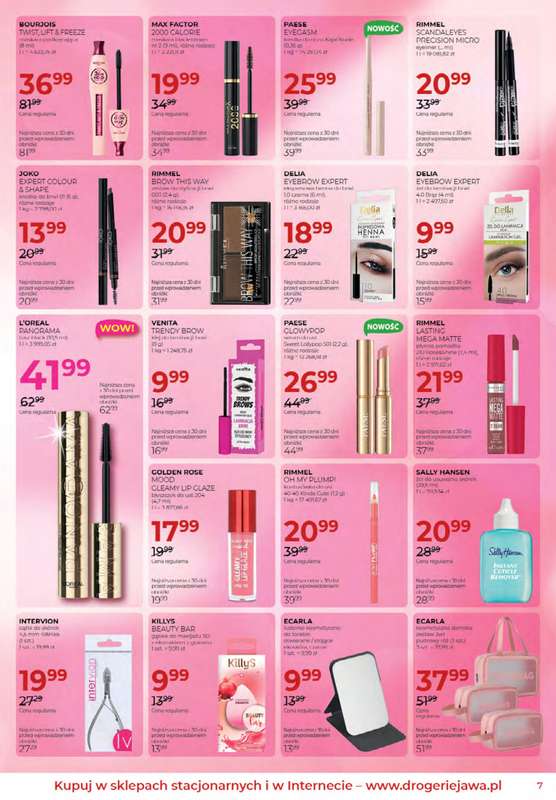 Drogerie Jawa - gazetka promocyjna Gazetka od czwartku 02.04 do poniedziałku 04.05 - strona 7