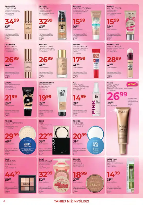 Drogerie Jawa - gazetka promocyjna Gazetka od czwartku 02.04 do poniedziałku 04.05 - strona 6