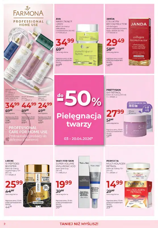 Drogerie Jawa - gazetka promocyjna Gazetka od czwartku 02.04 do poniedziałku 04.05 - strona 2