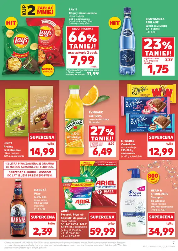 Kaufland - gazetka promocyjna Gazetka Tygodnia od środy 01.04 do środy 08.04 - strona 7
