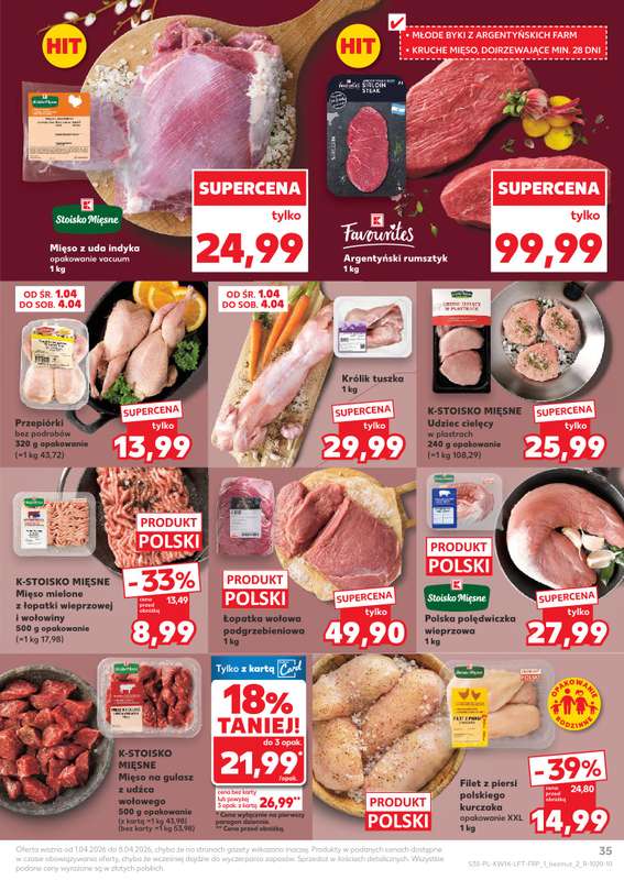 Kaufland - gazetka promocyjna Gazetka Tygodnia od środy 01.04 do środy 08.04 - strona 35