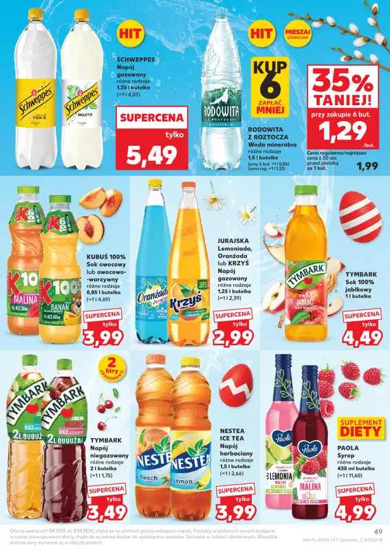 Kaufland - gazetka promocyjna Gazetka Tygodnia od środy 01.04 do środy 08.04 - strona 49