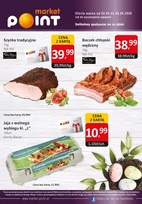 Market Point - gazetka promocyjna Gazetka weekendowa od czwartku 02.04 do soboty 04.04