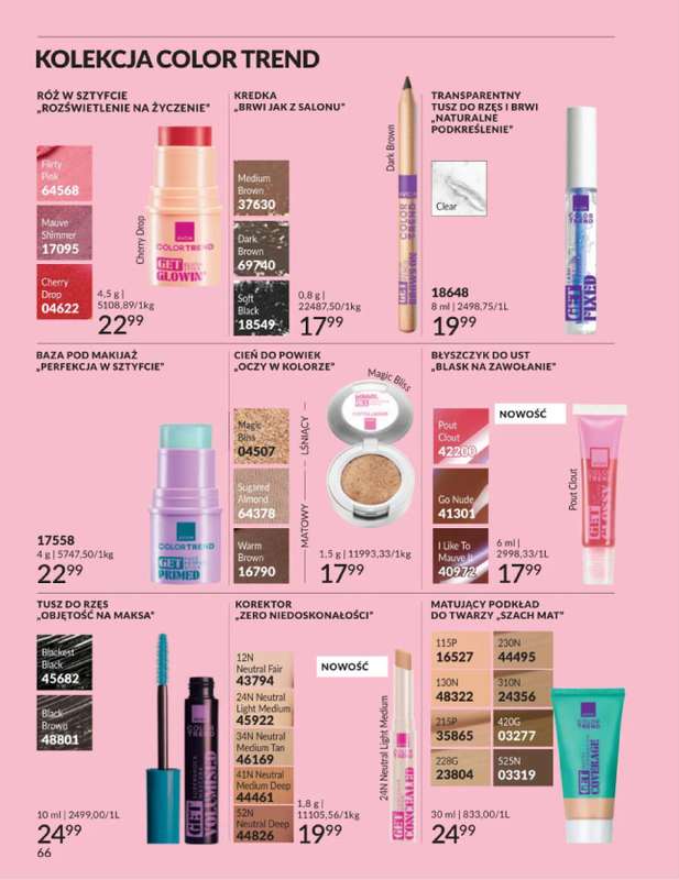 AVON - gazetka promocyjna Katalog Kwiecień 2026 od czwartku 02.04 do czwartku 30.04 - strona 66