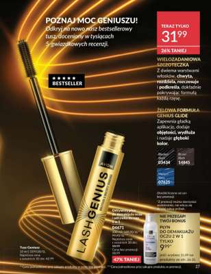 Avon Płyn do demakijażu oczu i odżywka do rzęs 2 w 1