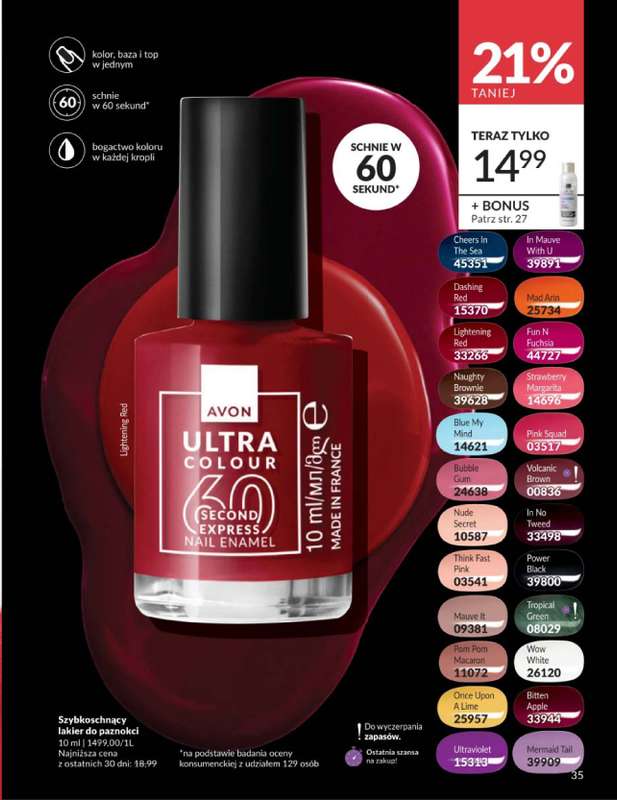 AVON - gazetka promocyjna Katalog Kwiecień 2026 od czwartku 02.04 do czwartku 30.04 - strona 35