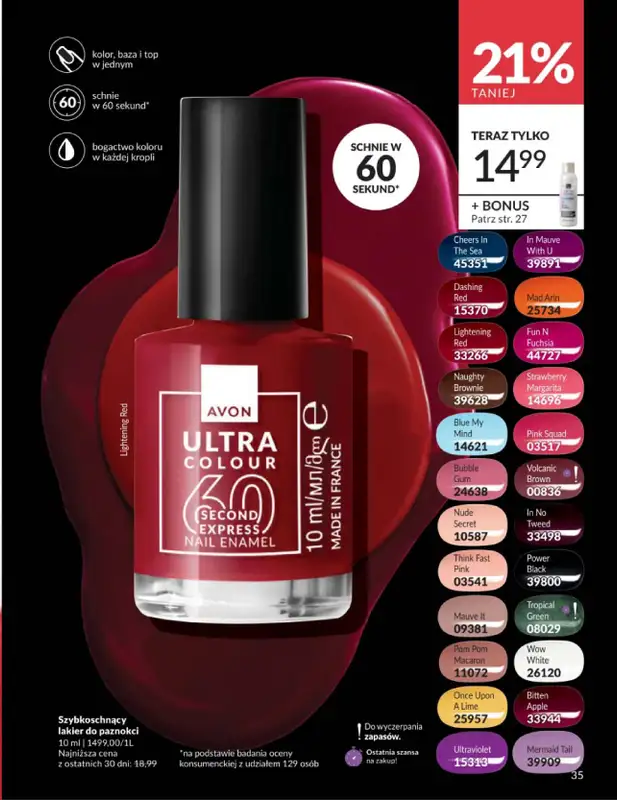 AVON - gazetka promocyjna Katalog Kwiecień 2026 od czwartku 02.04 do czwartku 30.04 - strona 35