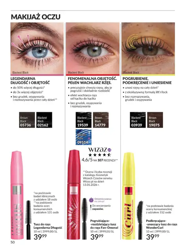 AVON - gazetka promocyjna Katalog Kwiecień 2026 od czwartku 02.04 do czwartku 30.04 - strona 50