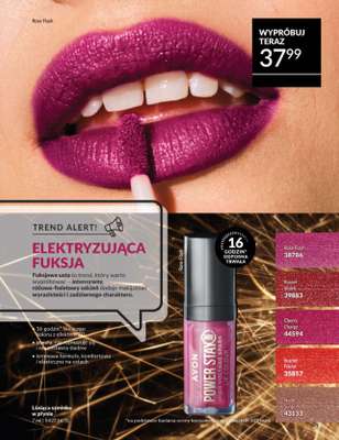 Avon Power Stay High Voltage Spark Lip Colour - Russet Shock